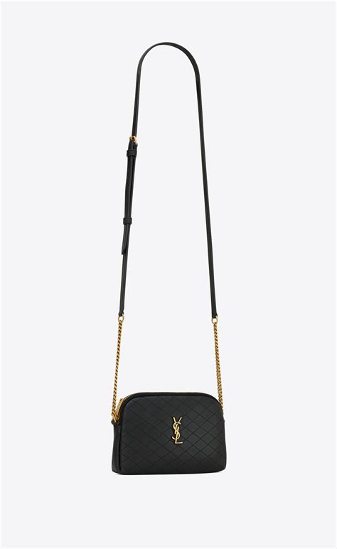 ysl mini quilted leather zip pouch with key ring|Gaby zipped pouch in quilted lambskin .